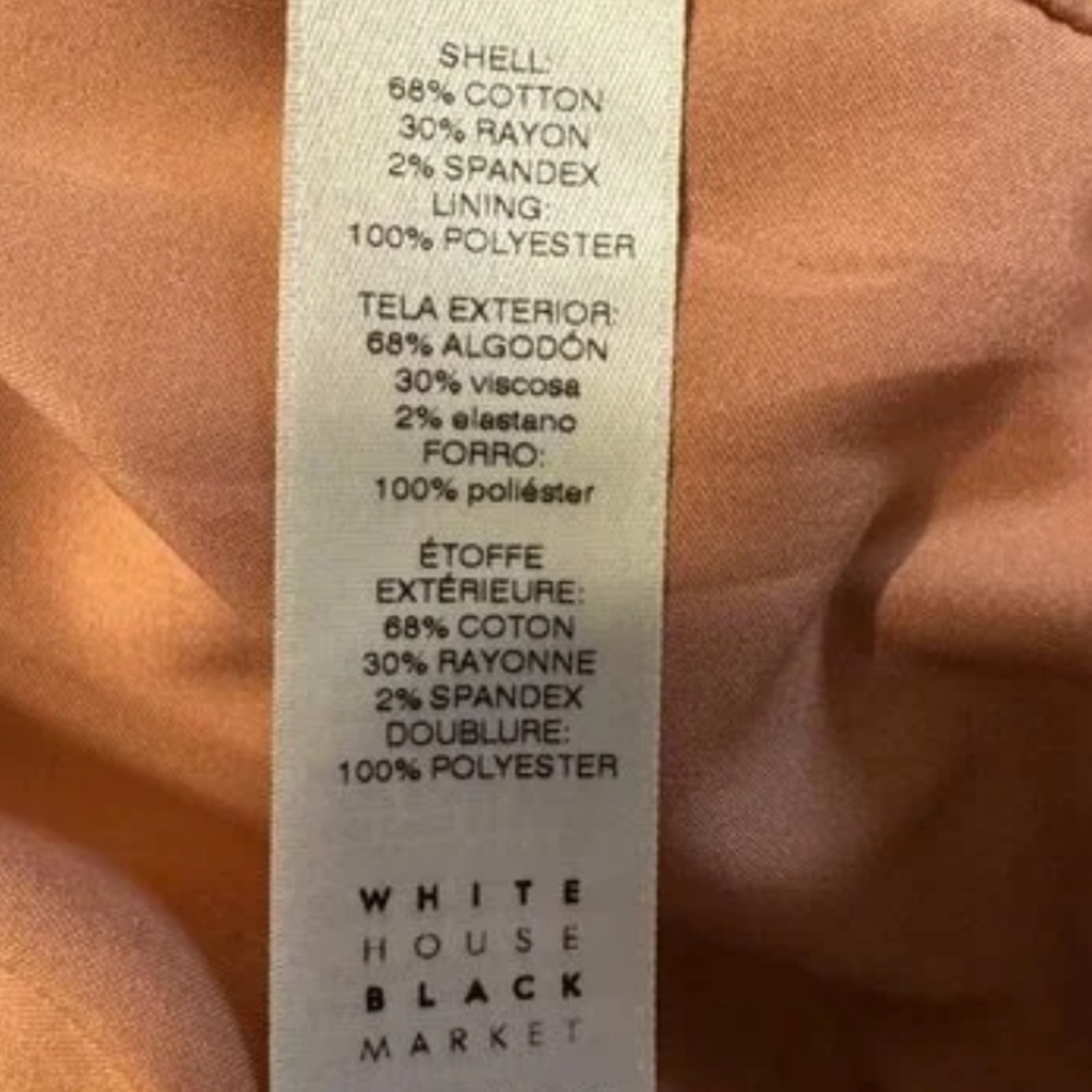 White House Black Market Pink Velvet Blazer Excellent Size 00 - Picture 5 of 7